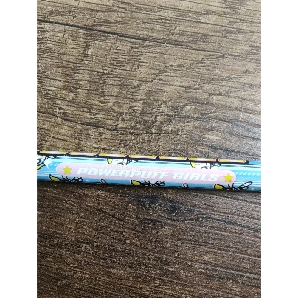 Lot Of 2 Powerpuff Pencils Cartoon Network Bubbles Vtg A18